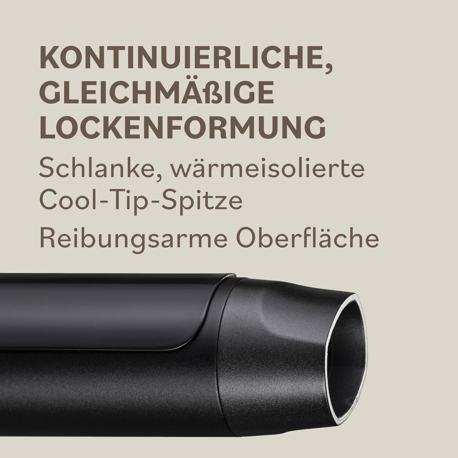Lockenstab mit Klammer - &Oslash; 38mm